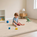 Baby Play Mat for Floor, 50 X 50x 1.3" Memory Foam Playpen Mat,Ultra Soft Tummy Time Mat with Non-Slip Backing, Baby Crawling Mat Child Nursery Rug for Infant, Toddlers, Kids (Beige) by TinyTreasures Baby Boutique