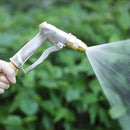 FANHAO Garden Hose Nozzle with Brass Tip, 100% Heavy Duty Metal Spray Nozzle High Pressure Water Nozzle with Adjustable Spray Patterns for Watering Plants, Washing Cars and Showering Pets by GreenHaven Gardens