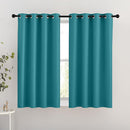 NICETOWN Blackout Curtains 54 inches Long for Bedroom - Grommet Room Darkening Solid Window Treatments Thermal Curtains for Nursery Room, Peacock Teal, W46 x L54, 2 Panels by TinyTreasures Baby Boutique