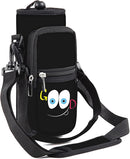 25/32/40/64oz Water Bottle Bag Holder Carrier-Insulated Crossbody Sling Case Sleeve with Strap & Pockets for Men Women Gym Cycling Travel Walking Hiking Camping by TinyTreasures Baby Boutique
