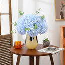 Tifuly Hydrangea Artificial Flowers -12 pcs Realistic Fake Hydrangea Silk Flowers with Stems Faux Hydrangea Flowers Heads for Office Home Party Wedding Centerpiece DIY Floral Decor(Sky Blue) by CozyNest Decor