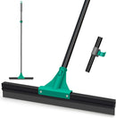 JEHONN Floor Squeegee Heavy Duty with 58.3 inches Long Handle, Rubber Scraper Broom for Cleaning Foam Water on Garage Concrete Bathroom Tile Marble Shower Glass Shop Deck Window Indoor Outdoor Green by GreenHaven Gardens