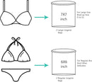 BAGAIL Laundry Bags Mesh Wash Bag for Intimates Lingerie and Delicates,7Pcs(1XL,2L,2M,2 Bra Bags) by TinyTreasures Baby Boutique