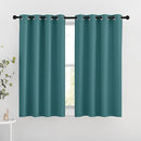 NICETOWN Blackout Curtains for Kids Room - Triple Weave Microfiber Home Thermal Insulated Solid Ring Top Blackout Panels/Drapes for Bedroom(Sea Teal, Set of 2, 46 x 54 Inch) by TinyTreasures Baby Boutique