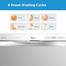 Midea MDC22P2ASS Countertop, Portable Place Settings & 6+2 Washing Cycles. Energy Star Dishwasher, Dish Washer for Dorm, RV& Apartment, Sliver, Silver by TinyTreasures Baby Boutique