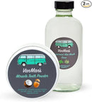 Vanman's - Oral Mouth Care Kit with Powder Toothpaste (2.5 Ounce) and Oral Rinse Mouthwash (8 Ounce) - Aloe, Mint Remineralizing Mouthwash and Tooth Powder with Coconut Charcoal, Egg Shell by CozyNest Decor