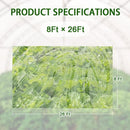 6 mil Greenhouse Plastic Film Sheeting Cover 8 x 26 Ft UV Resistant Clear Polyethylene Film Green House Hoop Farm Plastic Cover for Gardening, Farming, Agriculture by GreenHaven Gardens