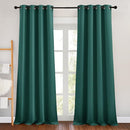 NICETOWN Blackout Curtains for Bedroom - Thermal Insulated Solid Grommet Room Darkening Curtains/Panels/Drape for Bedroom(Hunter Green, 2 Panels, 46 x 90Inch) by TinyTreasures Baby Boutique
