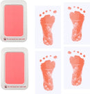 Baby & Pet Paw Print Kit, 2 Pink Inkless Print Pads + 4 Imprint Cards, Perfect Keepsake Gift for Newborns and Pets by TinyTreasures Baby Boutique