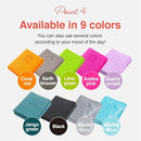 Folding Yoga Travel Pilates Mat Foldable Easy to Carry to Class Beach Park Tear resistant Travel Picnics 4mm Thick 9 Colors by TinyTreasures Baby Boutique