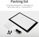 Light Box Drawing Pad A4, Tracing Board with Type-C Charge Cable and Brightness Adjustable for Artists, AnimationDrawing, Sketching, Animation, X-ray Viewing (A4-PS) by TinyTreasures Baby Boutique