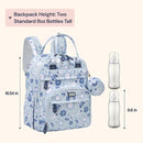 BabbleRoo Diaper Bag Backpack - Baby Essentials Travel Tote - Multi Function Water Resistant Diaper Bag, Travel Essentials Baby Bag with Changing Pad, Stroller Straps & Pacifier Case - Unisex, Cosmic by TinyTreasures Baby Boutique