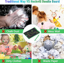 Hockvill LCD Writing Tablet for Kids 8.8 Inch, Toys for Girls Boys Drawing Pad for 3 4 5 6 7 Year Old Kid, Toddler Magnetic Doodle Board Travel Essentials Christmas Birthday Gift for Children (Green) by TinyTreasures Baby Boutique