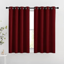 NICETOWN Blackout Draperies Curtain Panels - Thermal Insulated Solid Grommet Blackout Curtains/Panels/Drapes for Living Room(Burgundy Red, 1 Pair, 46 by 54-Inch) by TinyTreasures Baby Boutique