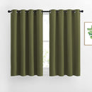 NICETOWN 45 inches Bedroom Curtains Panels - Functional Blackout Curtains/Panels for Bedroom, Thermal Insulated, Privacy Assured (2 Pieces, 52 x 45 inches in Olive Green) by TinyTreasures Baby Boutique