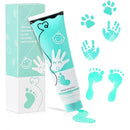 75ml Mint Green Baby Hand and Footprint Ink Kit, Baby Handprint Footprint Paint for Newborn Keepsake, Dog Cat Paw Print Kit, Washable, Non Toxic Acid-Free, Safe Gentle for Ideal New Mom Gifts by TinyTreasures Baby Boutique