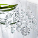 H&D 15pcs Clear Crystal Chandelier Lamp Lighting Drops Pendants Balls Prisms Hanging Glass Prisms Parts Suncatcher Home/House Decor by GreenHaven Gardens