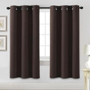 H.VERSAILTEX Blackout Curtains for Bedroom Thermal Insulated Room Darkening Living Room Curtains 72 Inch Long Grommet Privacy Protection Window Curtain Panels/Drapes, 2 Panels, Chocolate Brown by CozyNest Decor