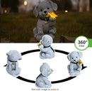Solar Garden Statues Outdoor Dog Lights, Unique Housewarming Garden Gifts for Women Mom Wife Grandma and Sisters，Cute Dog Sculpture Decoration for Patio, Terrace, Balcony, Lawn by GreenHaven Gardens