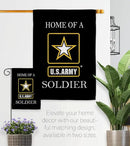 Army Soldier Dorm Decor Banner Wall Art Flag Pole Patio Lawn Garden Room Decorations Indoor Outdoor Tapestry Yard Signs Armed Forces American Military Veteran Retire Official Made In USA by GreenHaven Gardens