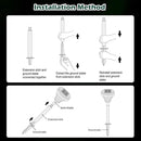 Solar Pathway Lights 12 Pack, Outdoor Solar Garden Yard Light RGB Color Changing+Warm White IP67 Waterproof, Solar Powered Garden Lights for Walkway Yard Backyard Lawn Landscape by GreenHaven Gardens