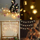 9.85Ft String Lights 20 Cute Pink Pompoms 20 LEDs Rose Fairy Lights Garland Battey Operated with Timer Flower Lights for Bedroom Kids Room Party Birthday Wedding Valentines Decorations by CozyNest Decor