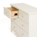 Graco Sasha 6 Drawer Dresser (Frosted Oat) – GREENGUARD Gold Certified, Wood Storage for Nursery or Kids’ Room, Safe Interlocking Drawer System & Easy Assembly with Pre-Installed Tracks by TinyTreasures Baby Boutique