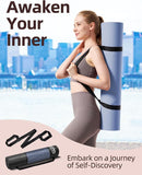 YOTTOY Yoga Mat, 72"x 32"x1/3" Extra Wide Non-Slip Exercise Fitness Yoga Mats,Eco-Friendly TPE Exercise Mats for Women Men Home Workout with Strap Bag by TinyTreasures Baby Boutique