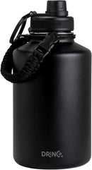 DRINCO Stainless Steel Water Bottle Spout Lid Vacuum Insulated Double Wall Water Bottles Wide Mouth (64oz 40oz 32oz 22oz 18oz 14oz) Leak Proof Keep Cold Sport Camping Hiking by CozyNest Decor