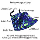 Baby Car Seat Cover, Multi- use Nursing Cover for Breastfeeding, Carseat Cover Boys, Dinosaur Baby Shower Stuff for Newborn, Soft Breathable by TinyTreasures Baby Boutique
