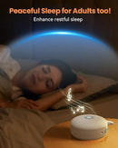 Dreamegg White Noise Machine - Portable Sound Machine for Baby Adult, Features Powerful Battery, 21 Soothing Sound, Noise Canceling for Office,Sound Therapy for Home,Travel, Registry Gift, Light Khaki by TinyTreasures Baby Boutique