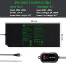 48"x20" Seedling Heat Mat with Digital Thermostat Combo Set,ETL Certified and Durable Waterproof Warm Hydroponic Heat Mat for Germination,Indoor Gardening,Brewing and Greenhouses by GreenHaven Gardens