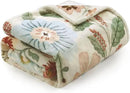 Lahome Floral Beige Soft Throw Blanket for Bed，Spring Botanical Aesthetic Blankets for Women Cute, Thick Warm Cozy Throws for Girls Sofa Chair Home Decor, Beige 50''x60'' by CozyNest Decor