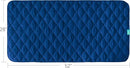 Waterproof Crib Mattress Protector Pad Cover 28" x 52", Anti Slip & Absorbent Waterproof Bed Pads for Standard Crib/Toddler Bed Quilted Machine Washable (Quilted Improved Thickness) Navy by TinyTreasures Baby Boutique