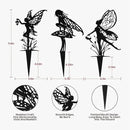 Decorative Garden Stakes, Fairy Garden Statues for Home and Garden (12) by CozyNest Decor