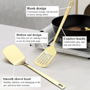 Evanda Gold Kitchen Utensils Set 6pcs, Titanium Plating Stainless Steel Cooking Utensils Set, Heavy Duty Kitchen Tools Spatulas Set, Home Essentials Kitchen Gadgets Accessories by CozyNest Decor