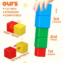 Magnetic Blocks,32PCS Magnetic Building Blocks for Toddlers Age 3-5 Magnet Cubes Toys STEM Educational Sensory Montessori Toys 1-3 Christmas Birthday Gifts for Kids Ages 3 4 5 6 Year Old Boys Girls by TinyTreasures Baby Boutique