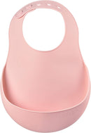 BEABA Silicone Baby Bib, Made with Soft Supple Silicone, Baby Bibs with Baby Food Catcher, Baby Essentials for Baby Feeding by TinyTreasures Baby Boutique