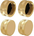 Hooshing 6PCS Garden Hose Cap 3/4 Inch Hose Female End Cap Spigot Cap Adapter with Washers Garden Hose Female Fitting Cap by GreenHaven Gardens
