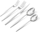 KINGSTONE Silverware Set, 40-Piece Flatware Set Cutlery Set Premium 18/10 Stainless Steel, Tableware Include Forks Knives Spoons for Home Kitchen Restaurant Wedding, Dishwasher Safe by CozyNest Decor