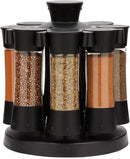 Kitchen Art Elite Auto-Measure Spice Professional 8 Compartments Black 7.45 x 7.45 x 8.25 inches by CozyNest Decor