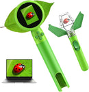 Kids Microscope with Bug Catcher Kit, 1080P Digital Mini Handheld Microscope STEM Science Toy with LED Light, Rechargeable, Portable, Supports 64GB TF Card, Educational Gift for Kids Ages 3-12 (Green) by TinyTreasures Baby Boutique