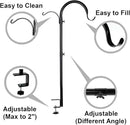 WOSIBO 3 Pack Three Span Deck Hook, 37 Inches Deck Bird Feeder Pole, Hanging Baskets Porch Multi-Hook for Deck Kit with Three Branches for Plant Hangers, Lanterns, Wind Chimes and More by GreenHaven Gardens