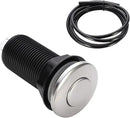RQYEKDO Garbage Disposal Air Switch Kitchen Sink Top Long Stainless Steel Polished Nickel Long 2.5" for Food and Waste Disposal On/Off Air Button Parts Polished by CozyNest Decor