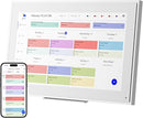 15.6-inch Wall Digital Calendar,2025 Smart WiFi Calendar & Chore Chart,Full HD Touchscreen Interactive Display for Family Schedules-Wall/Desk Mountable Planner,Meeting Reminders & Deadline Tracking by TinyTreasures Baby Boutique