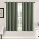 H.VERSAILTEX Window Treatment Blackout Thermal Insulated Room Darkening Solid Grommet Curtains/Drapes for Bedroom (Set of 2 Panels,52 by 63 Inch Long, Bronze Green) by CozyNest Decor