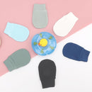 BQUBO 6 Pairs Newborn Baby Boys Girls Mittens 0-6 Months Unisex-Baby Infant Mittens Elastic No Scratch Wrist Gloves by TinyTreasures Baby Boutique