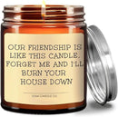 1OAK Vanilla Candle - Best Friend Candle for Women - Friendship, Christmas & BFF Gifts by CozyNest Decor