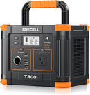 Portable Power Station 300W, GRECELL 230.88Wh Solar Generator with 60W USB-C PD Output, 110V Pure Sine Wave AC Outlet Backup Lithium Battery for Outdoors Camping Travel Home Blackout by TinyTreasures Baby Boutique