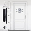 ASTARIN 78 Inch Wind Chimes for Outside with 6 Tubes Tuned Relaxing Melody, Extra Large Wind Chimes Outdoor Deep Tone for Patio, Backyard, Garden, and Outdoor Decor,Black by CozyNest Decor
